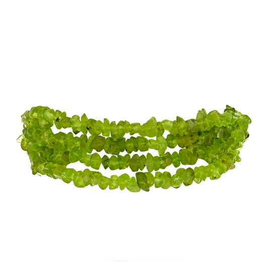 Ezüst Karkötő Changbai Peridottal