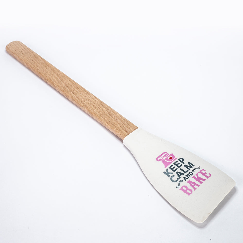 "Keep Calm and Bake" spatula fa nyéllel