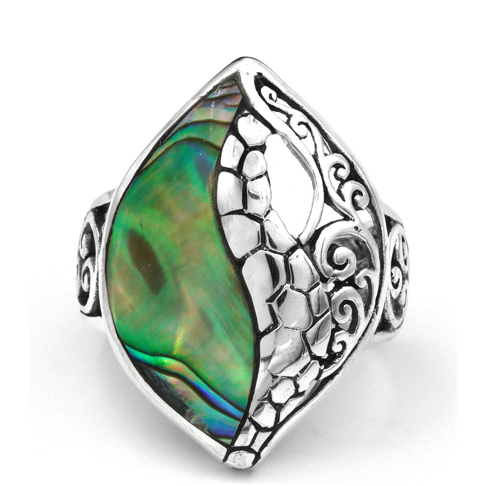 Ezüst Gyűrű Abalone Kagylóval 1 