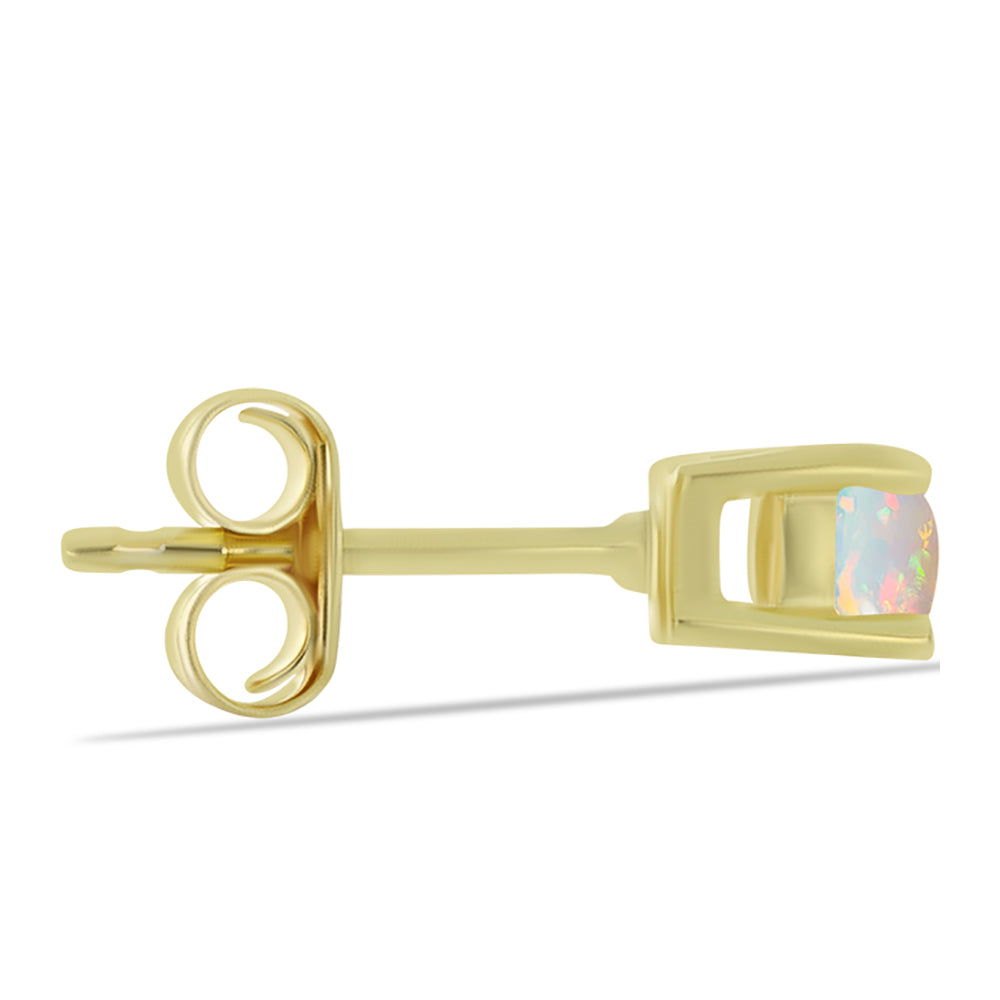 Arannyal Bevont Ezüst Fülbevaló Welo Opállal