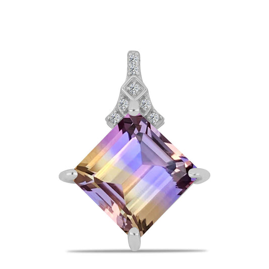 Ezüst Medál Anahi Ametrinnel és Fehér Topázzal