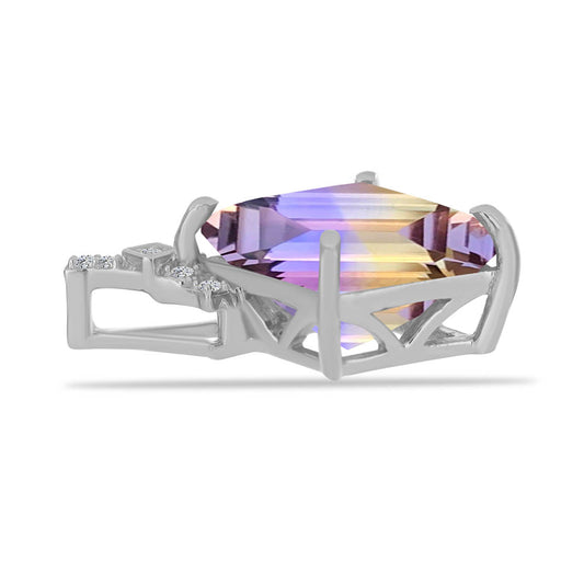 Ezüst Medál Anahi Ametrinnel és Fehér Topázzal