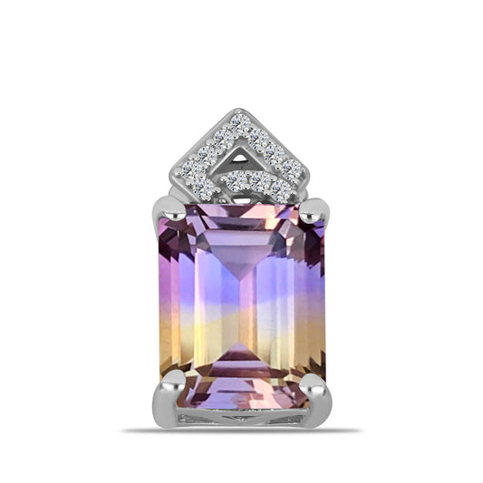 Ezüst Medál Anahi Ametrinnel és Fehér Topázzal