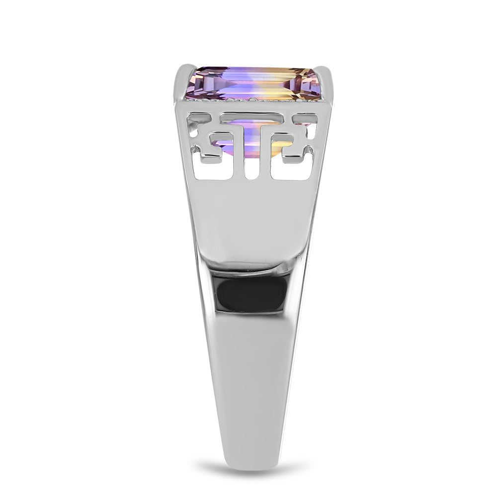 Ezüst Gyűrű Anahi Ametrinnel és Fehér Topázzal 4 