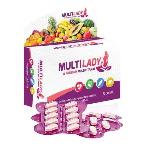 MultiLady - Prémium Immunerősítő MultiVitamin 2+1 dobozos kiszerelés