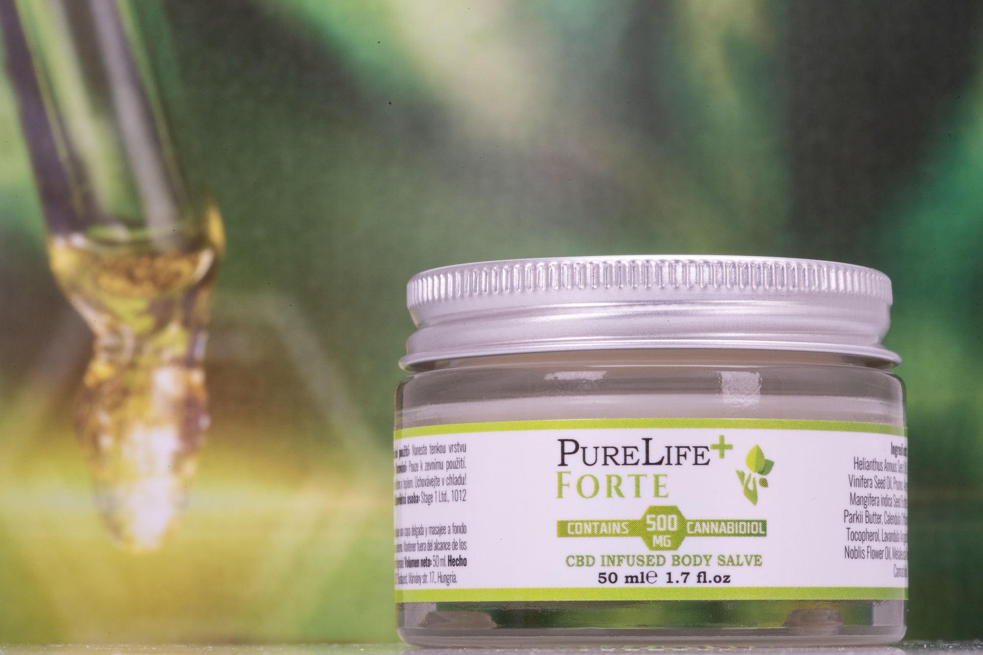 "Pure Life+ Forte" CBD regeneráló krém 15 