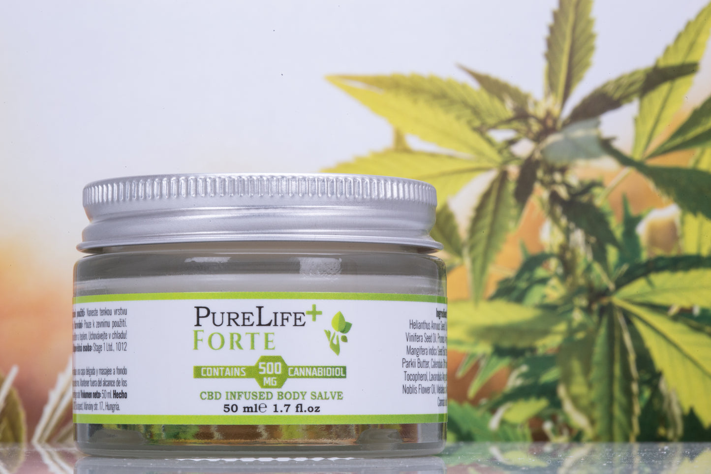 "Pure Life+ Forte" CBD regeneráló krém