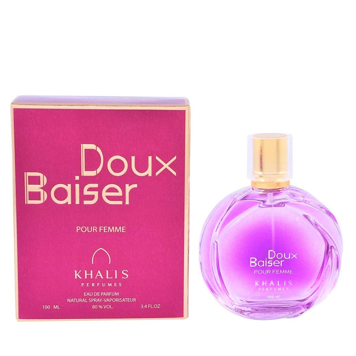 100 ml Eau De Parfume Doux Baiser Fűszeres Vanília És Gyümölcsös Illat Férfiaknak És Nőknek 1 