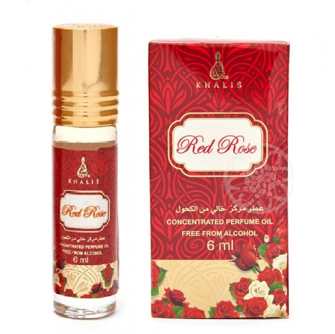 6 ml Parfüm Olaj Piros Rózsa Pézsma Vanília Illat Nőknek