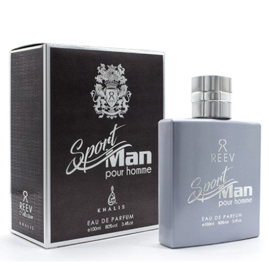 100 ml Eau de Perfume SPORT MEN Borostyános Pézsmás Illat Férfiaknak