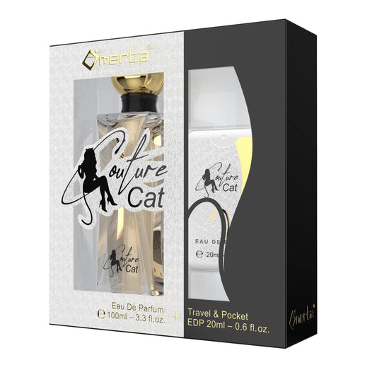 100 ml + 20 ml Eau de Perfume "COUTURE CAT" Virágos - Gyümölcsös Illat Nőknek