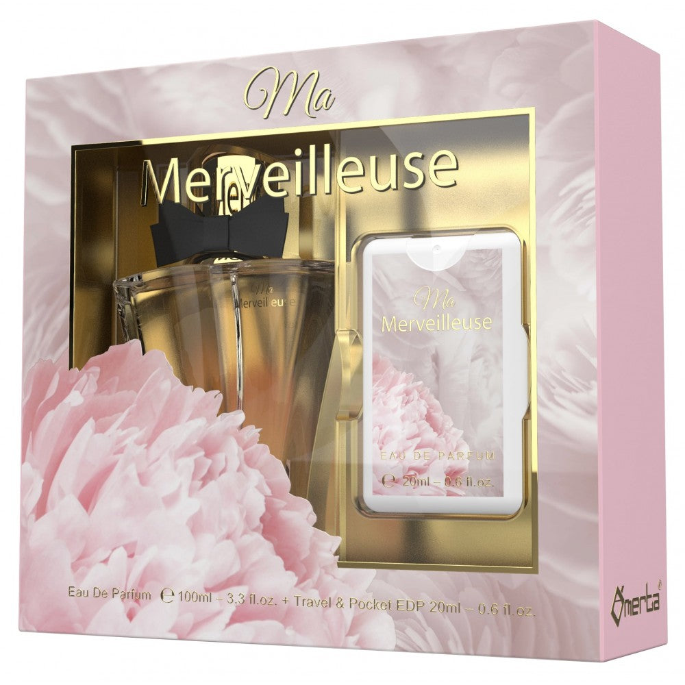 100 ml + 20 ml Eau de Perfume "MA MERVEILLEUSE" Keleti - Virágos Illat Nőknek