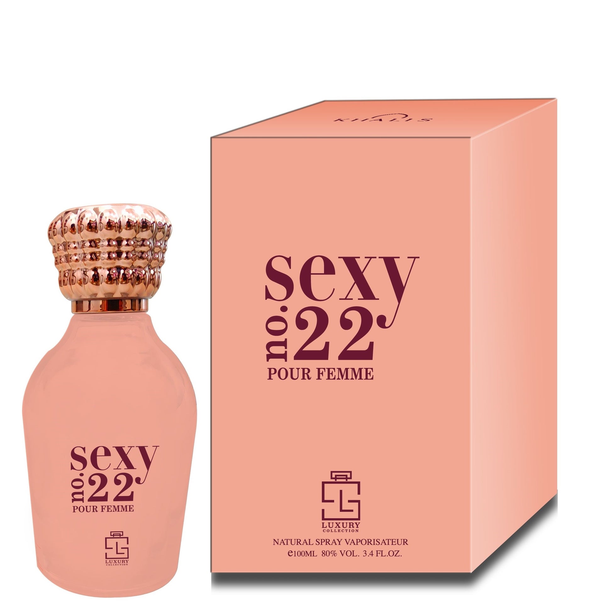 100 ml Eau de Parfum SEXY Édes Fás Pézsma Illat Nőknek 1 