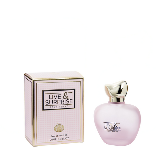 100 ml Eau de Parfum "Live & Surprise" Virágos - Fás Illat Nőknek