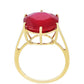 Arany Gyűrű Thai Rubinnal